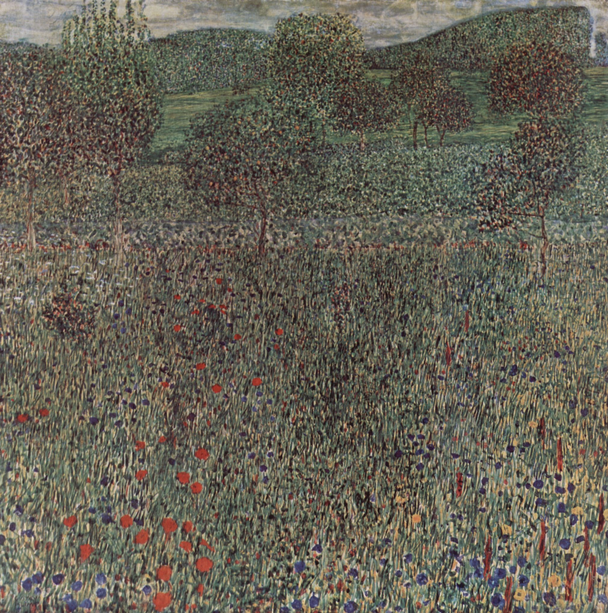 Gustav Klimt - Blooming field 1907